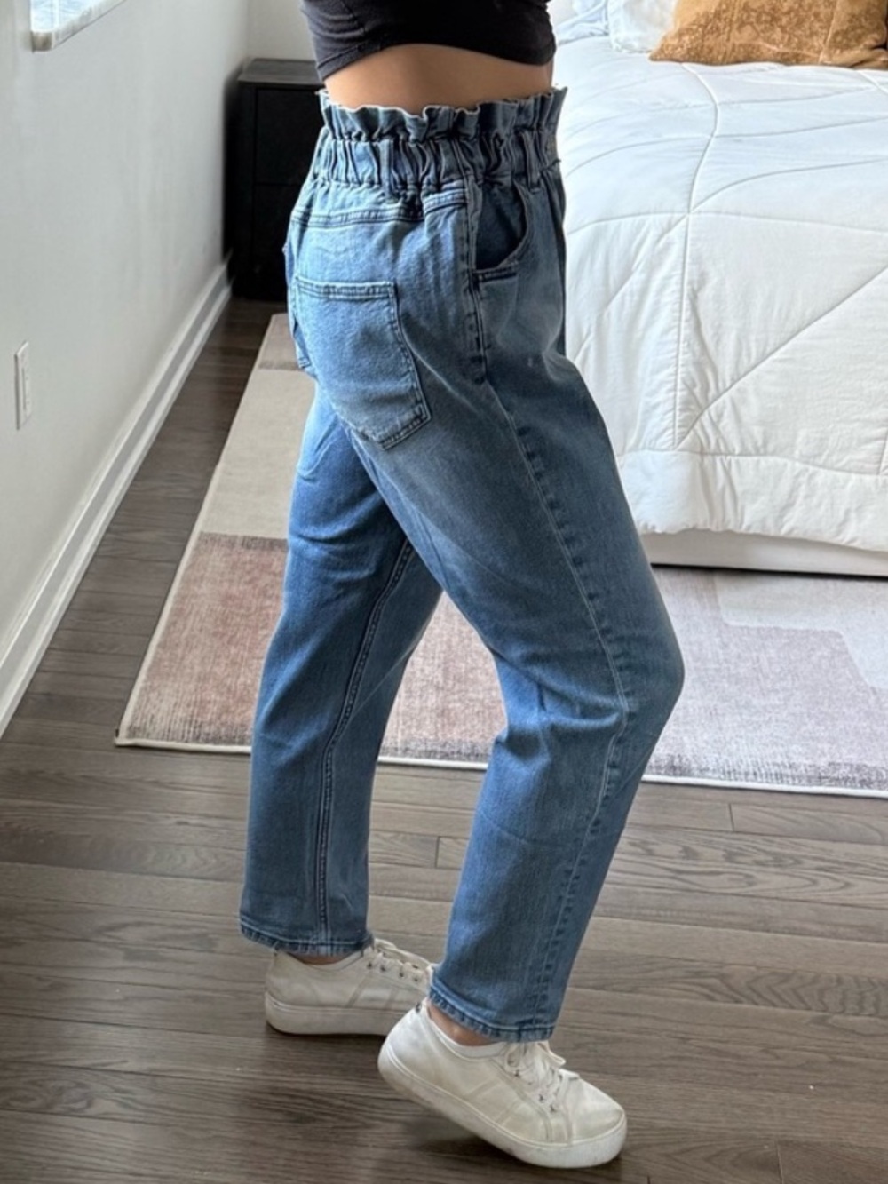 Vervet Paper Bag Denim Jeans - Picture 2 of 5